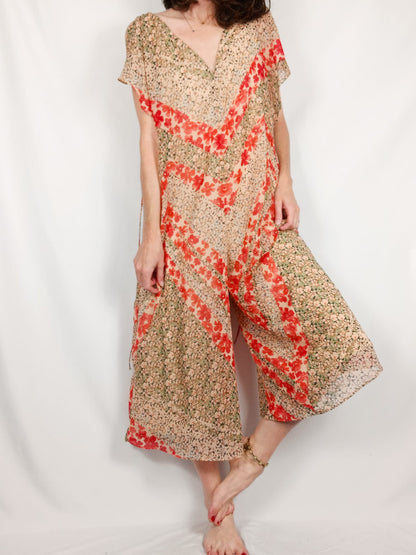 ZARA. Mono flores T.s