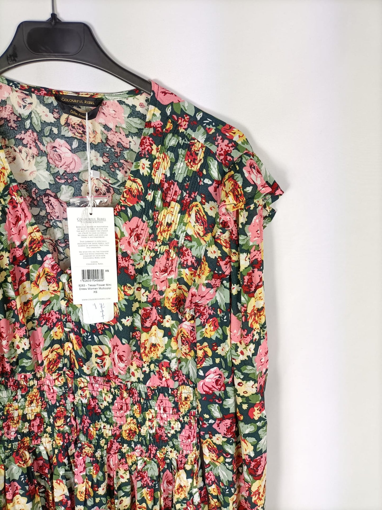 COLORFUL REBEL. T.xs floral dress