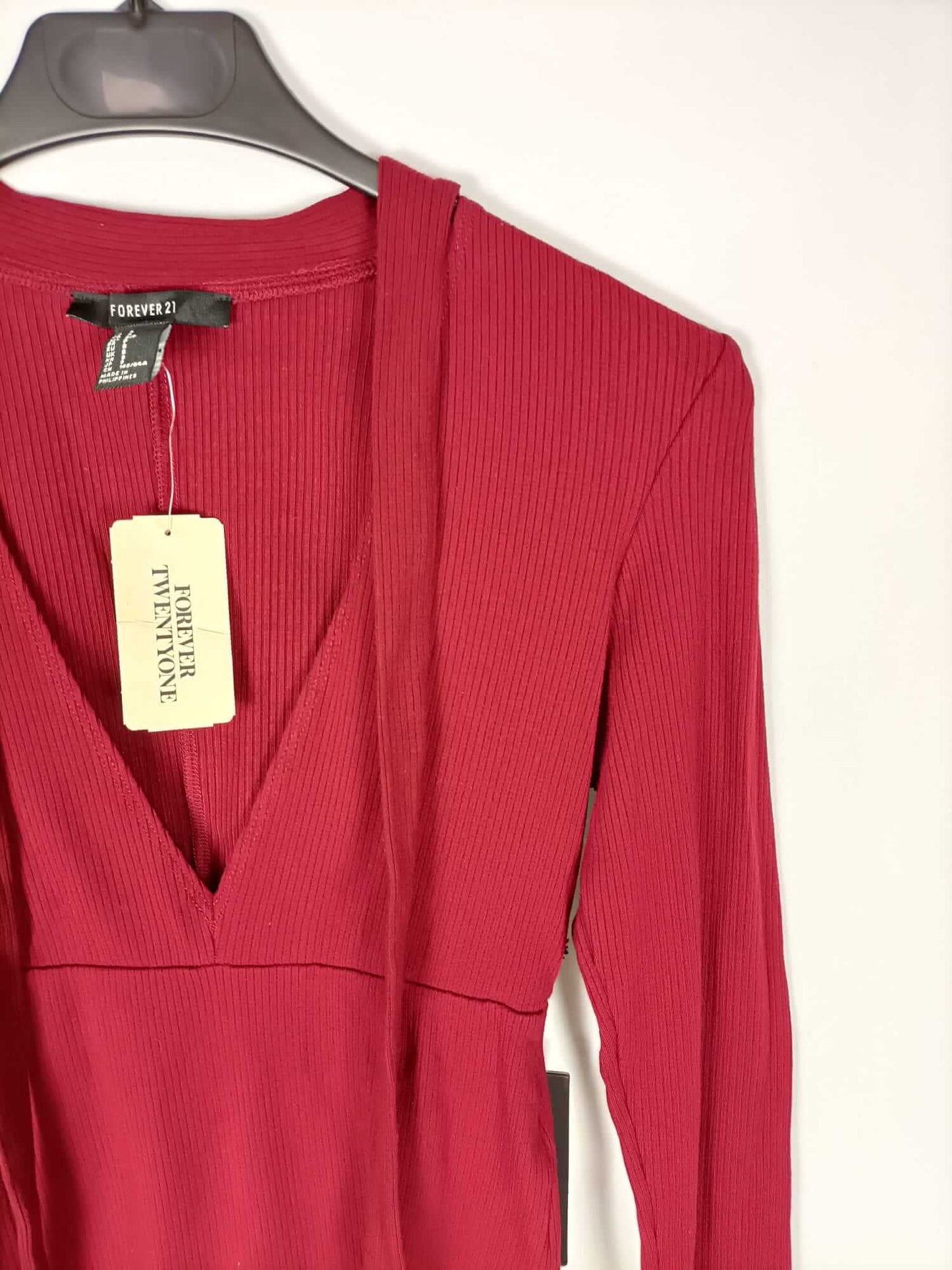 FOREVER21.Body burdeos T.s