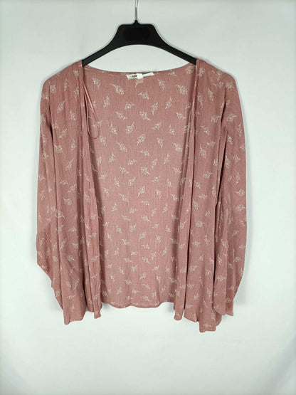 GREEN COAST.Kimono rosa T.s