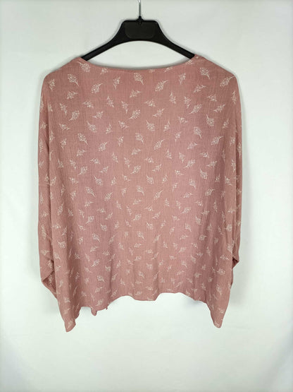 GREEN COAST.Kimono rosa T.s