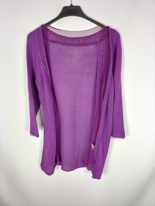 OTHERS. Purple tulle cardigan TU s/m