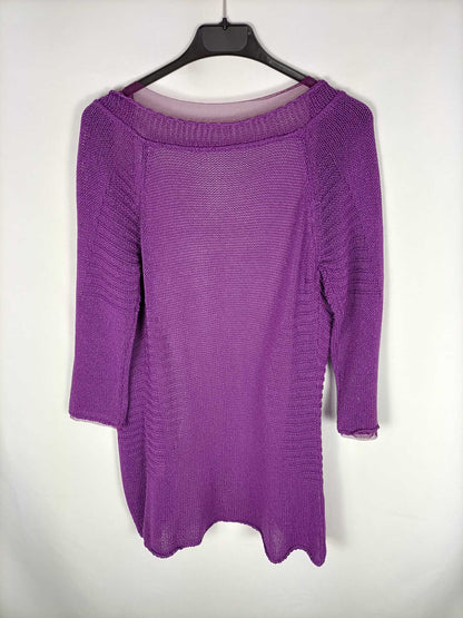 OTHERS. Purple tulle cardigan TU s/m
