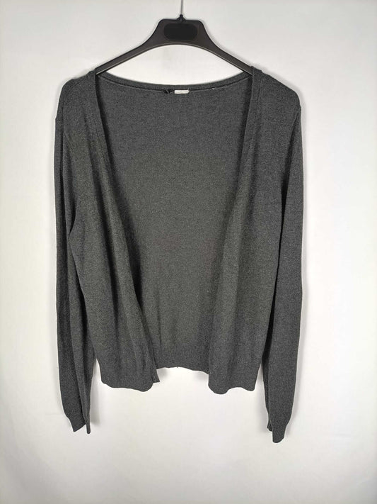 OTHERS.Grey cardigan with elbow pads. Ts/m