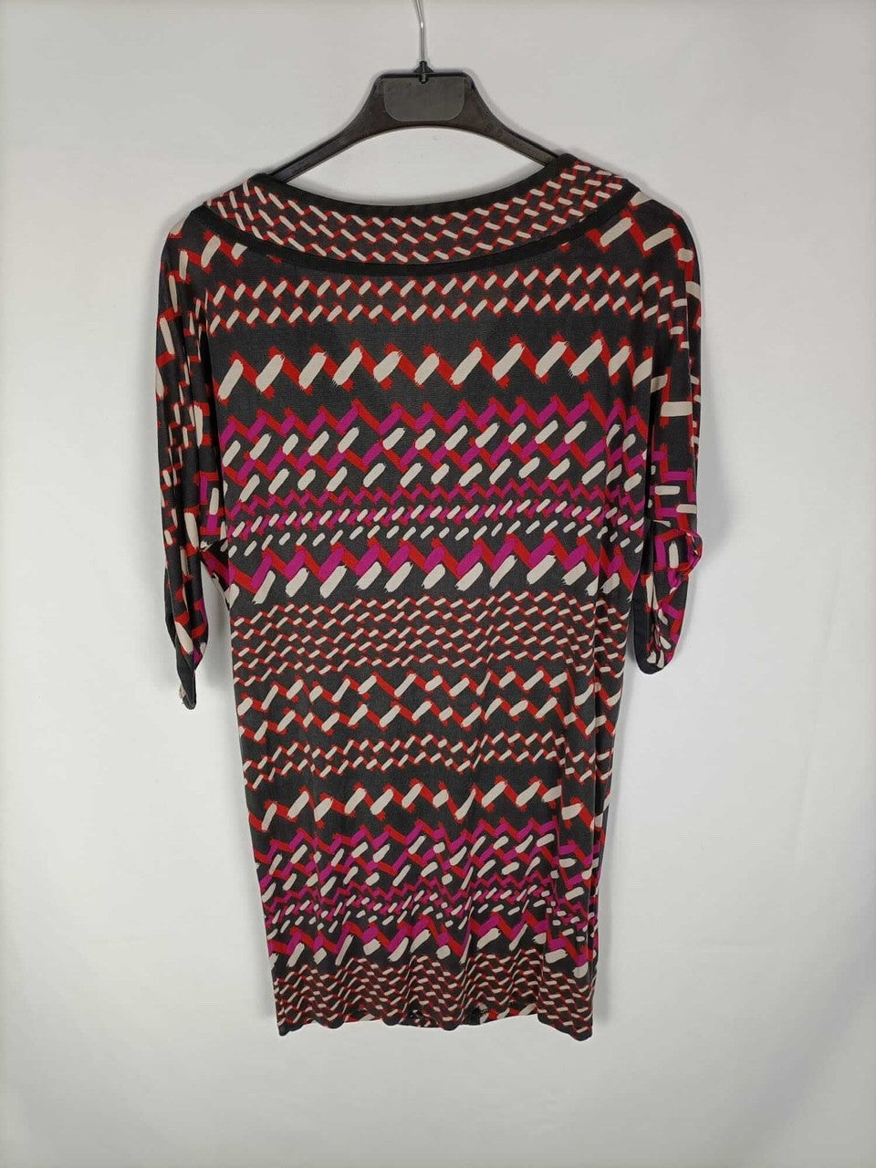 DIANE VON FUSTENBERG.Vestido seda T.m