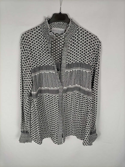 ROUGH STUDIOS.Ts printed black shirt