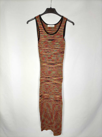 SANDRO.Vestido midi ajustado T.xs