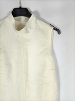 COT HOM.Vestido beige T.40 vintage (s/m)