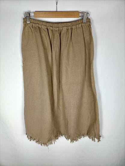 INTROPIA.Falda midi camel T.38