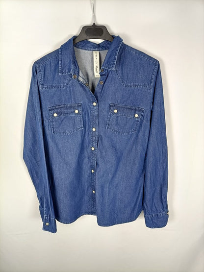 PRIMARK. Camisa denim T.40