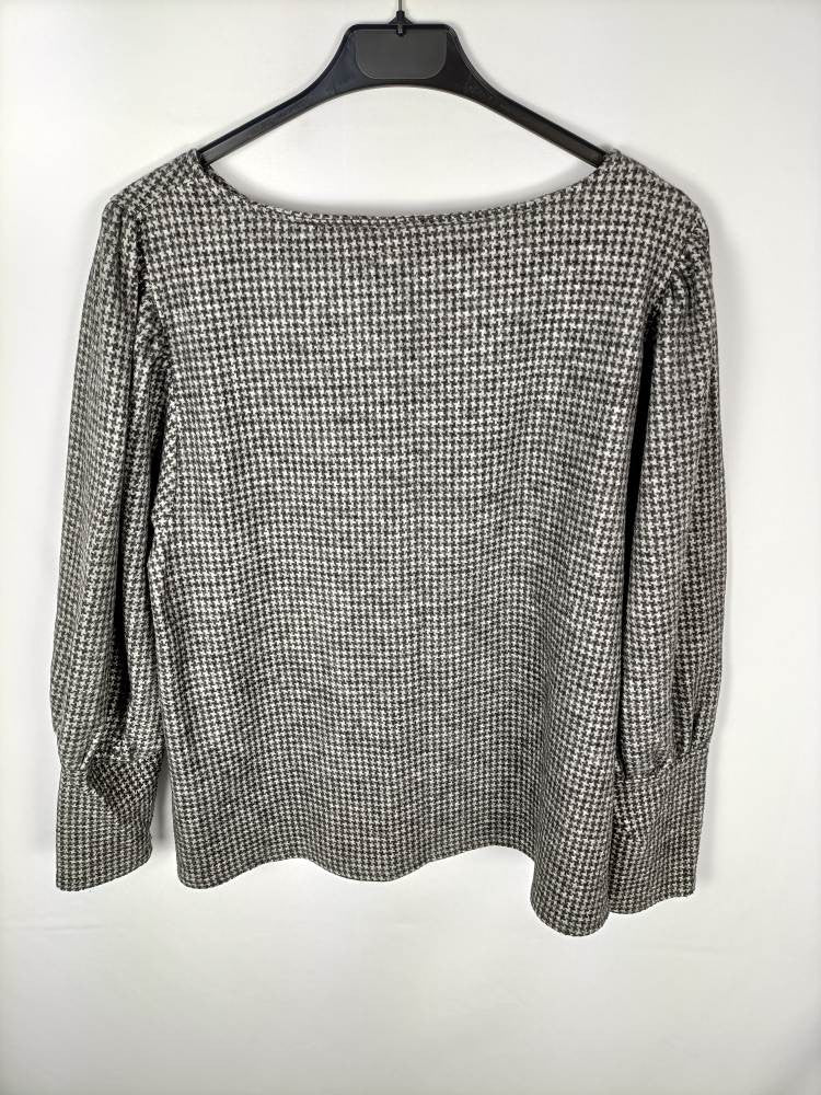 MANGO. Top pata de gallo T.m