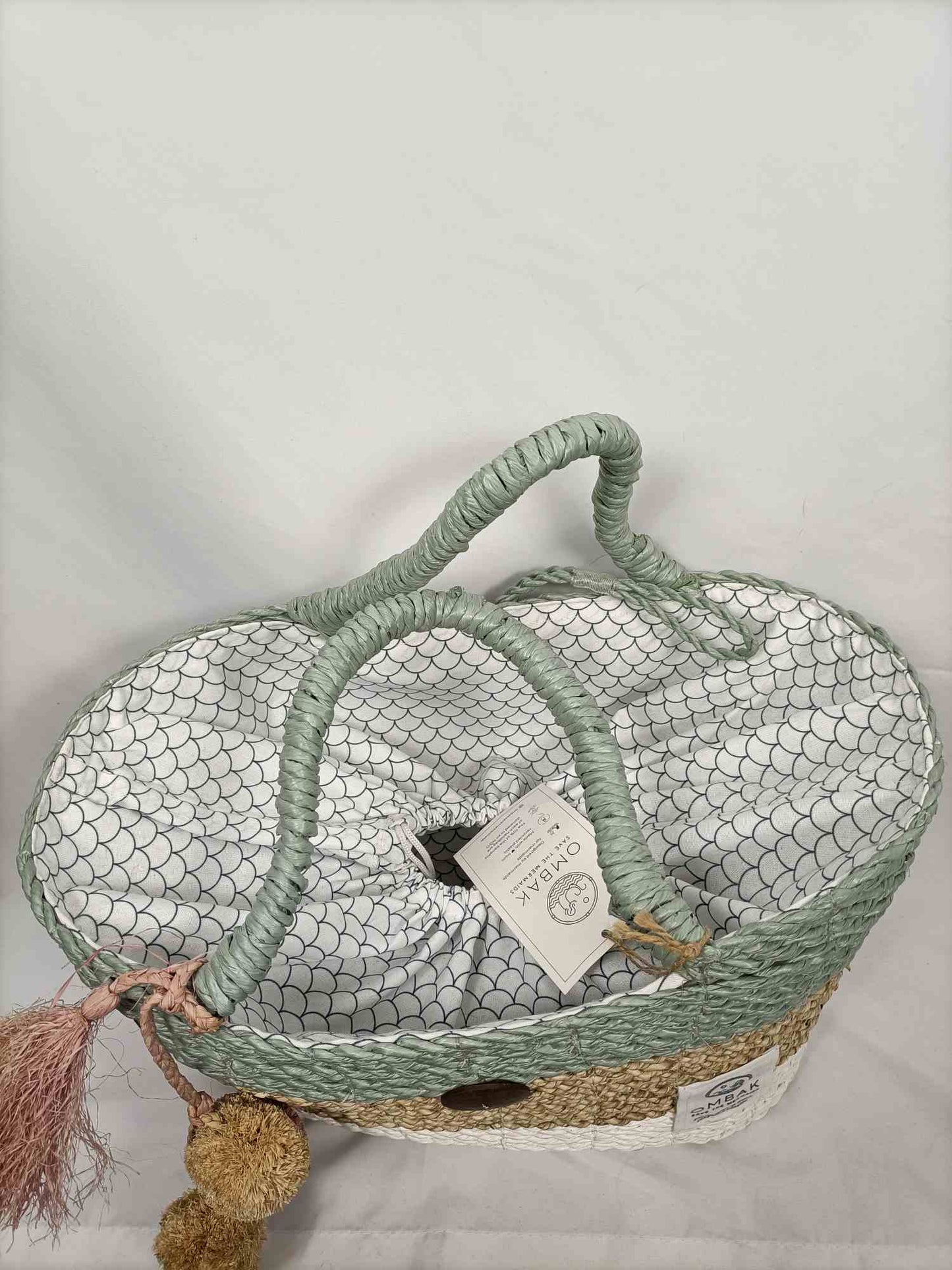 OMBAK.Capazo tonos pastel