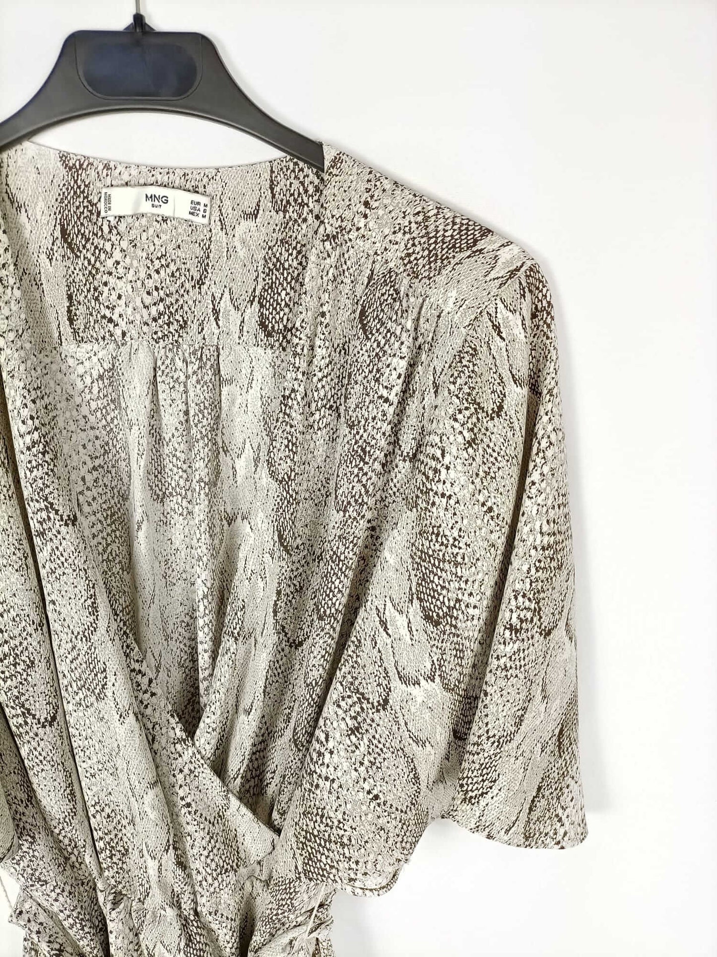 MANGO.Top fluido animal print T.m