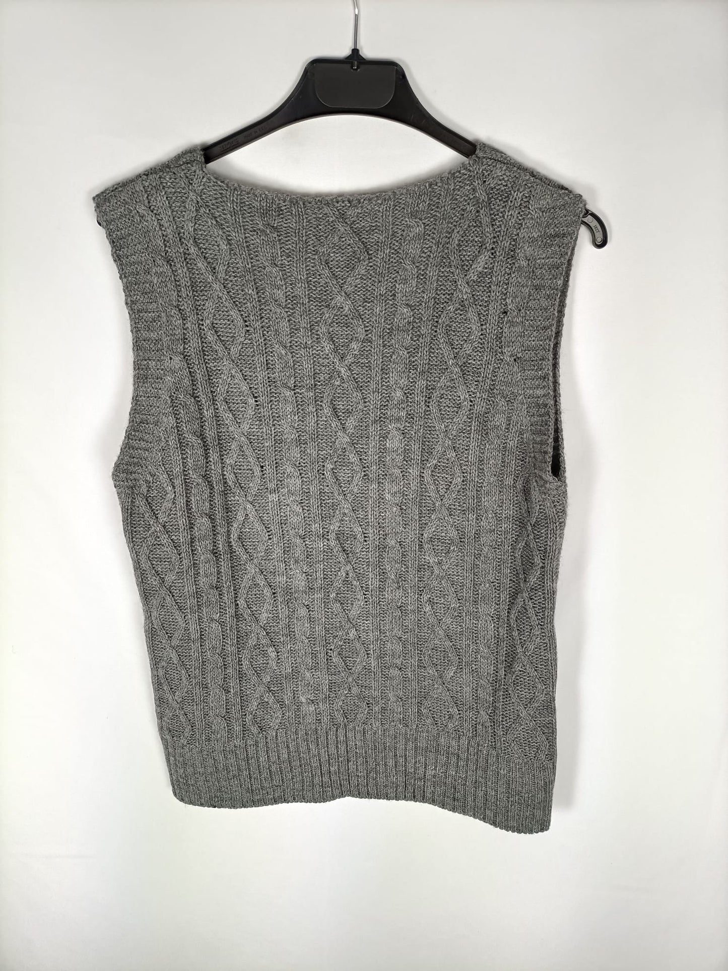 OTRAS.Jersey sin mangas gris T.s/m