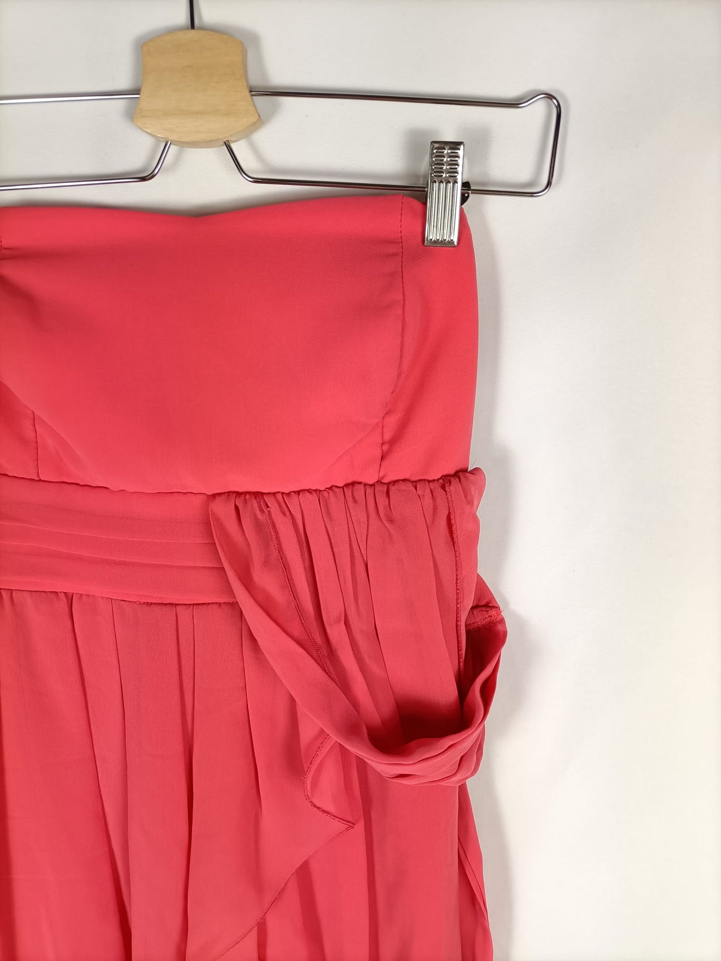 OTRAS.Vestido corto coral T.xs/s