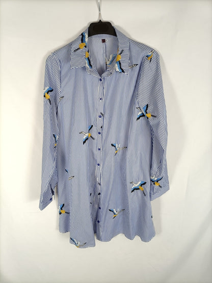 OTRAS.Vestido camisero T.s