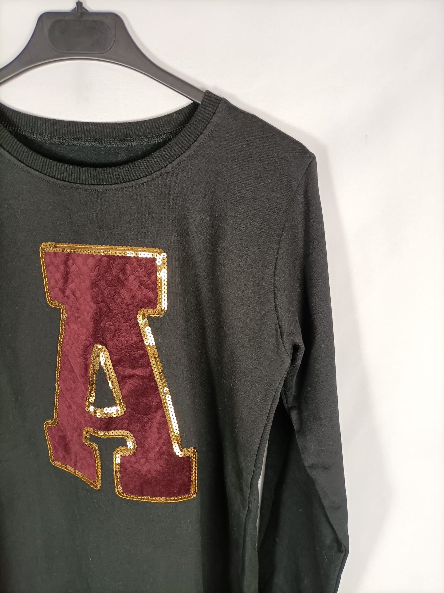 OTRAS.Sudadera letra A terciopleo T.s/m