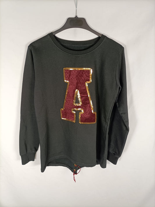 OTRAS.Sudadera letra A terciopleo T.s/m