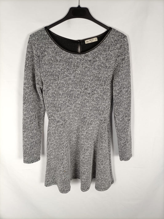 INSIDE.Vestido jaspeado T.s