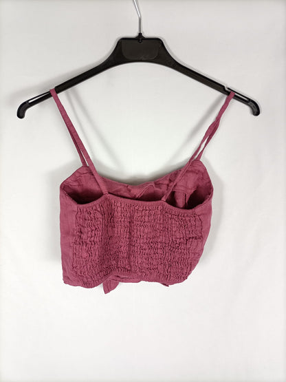 OTRAS.Croptop rosa Ts/m
