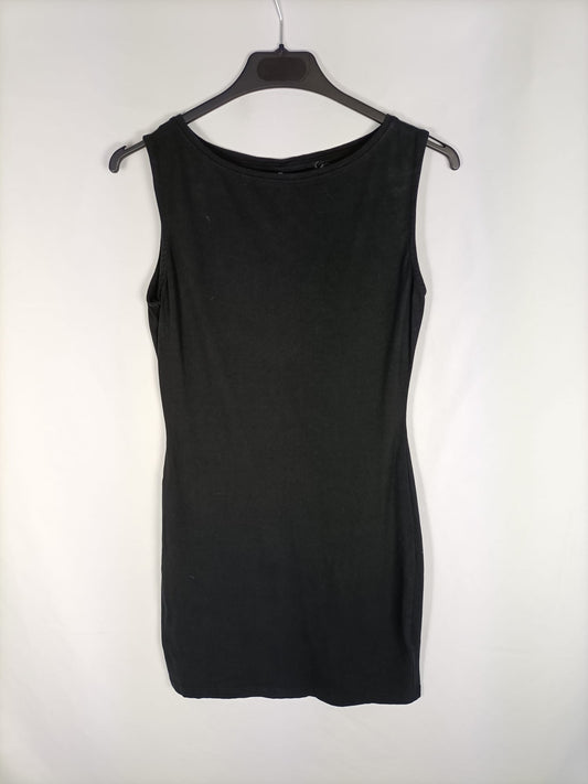 VENCA. Vestido corto negro T.m