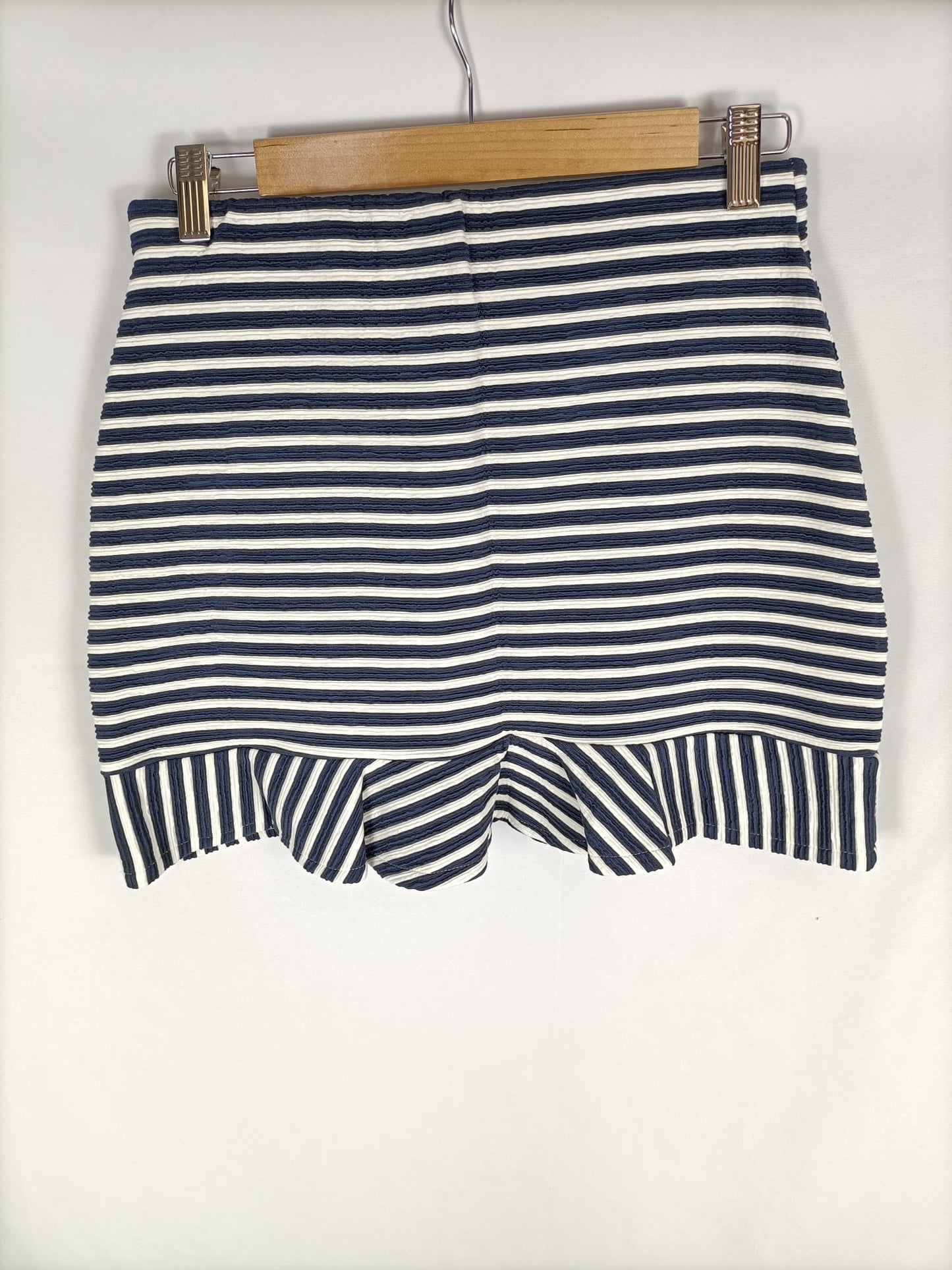 INSIDE. Falda rayas marineras T.s