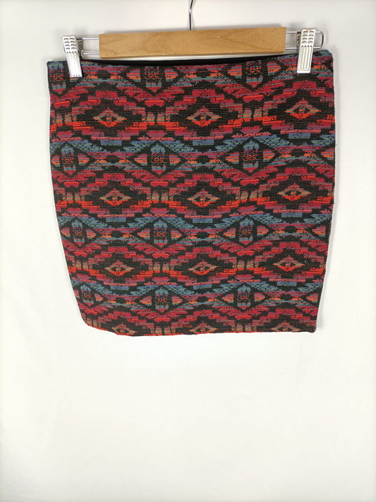 PIMKIE. Falda étnica colores T.s