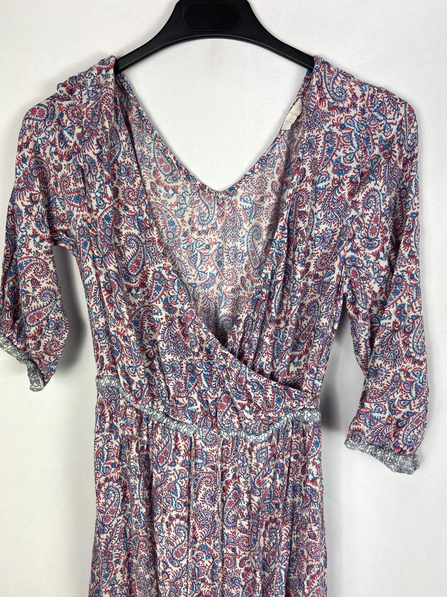 OYSHO.Vestido amebas cruzado T.M