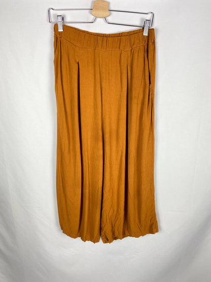 OKEYSI.Culottes mostaza T.L