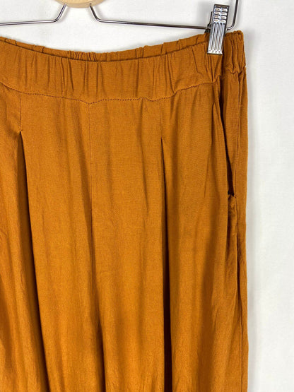 OKEYSI.Culottes mostaza T.L