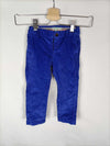 NANOS. Pantalón pana azul T.3A