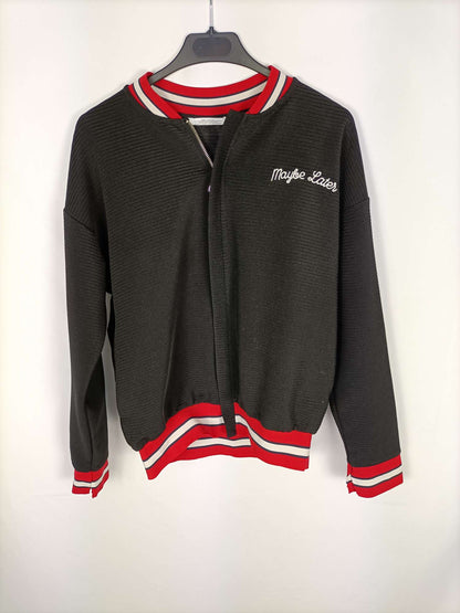 ZARA.Bomber negra T.s