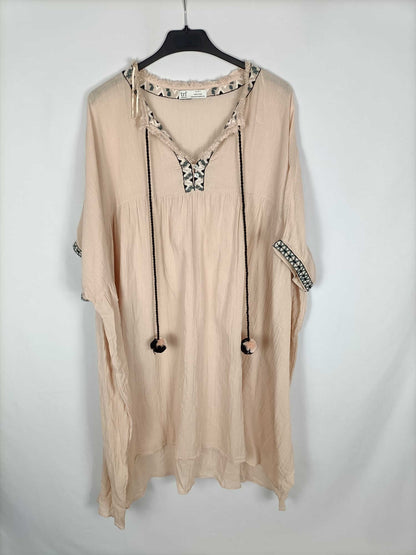 ZARA.Vestido kaftan T.xs/s