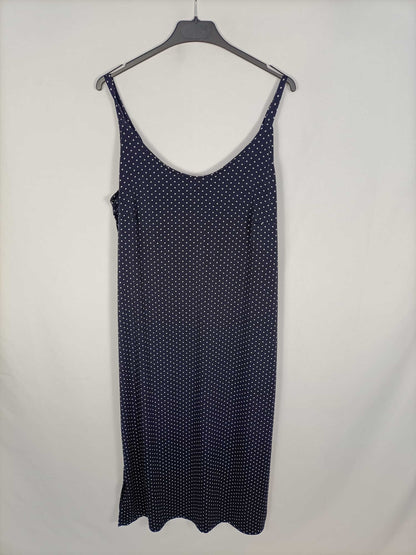 VALENTINA.Vestido azul lunares TU (M/L)
