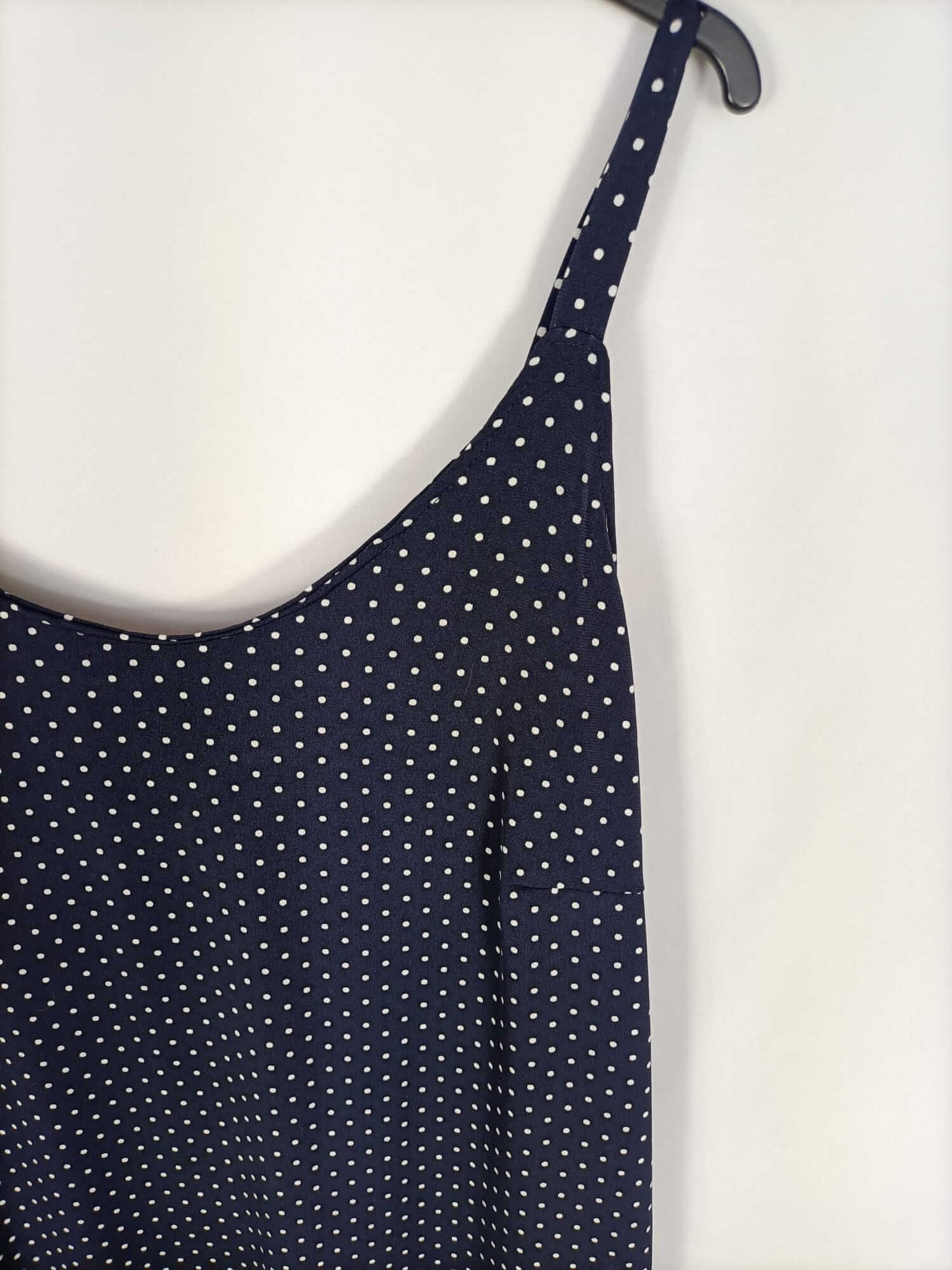 VALENTINA.Vestido azul lunares TU (M/L)