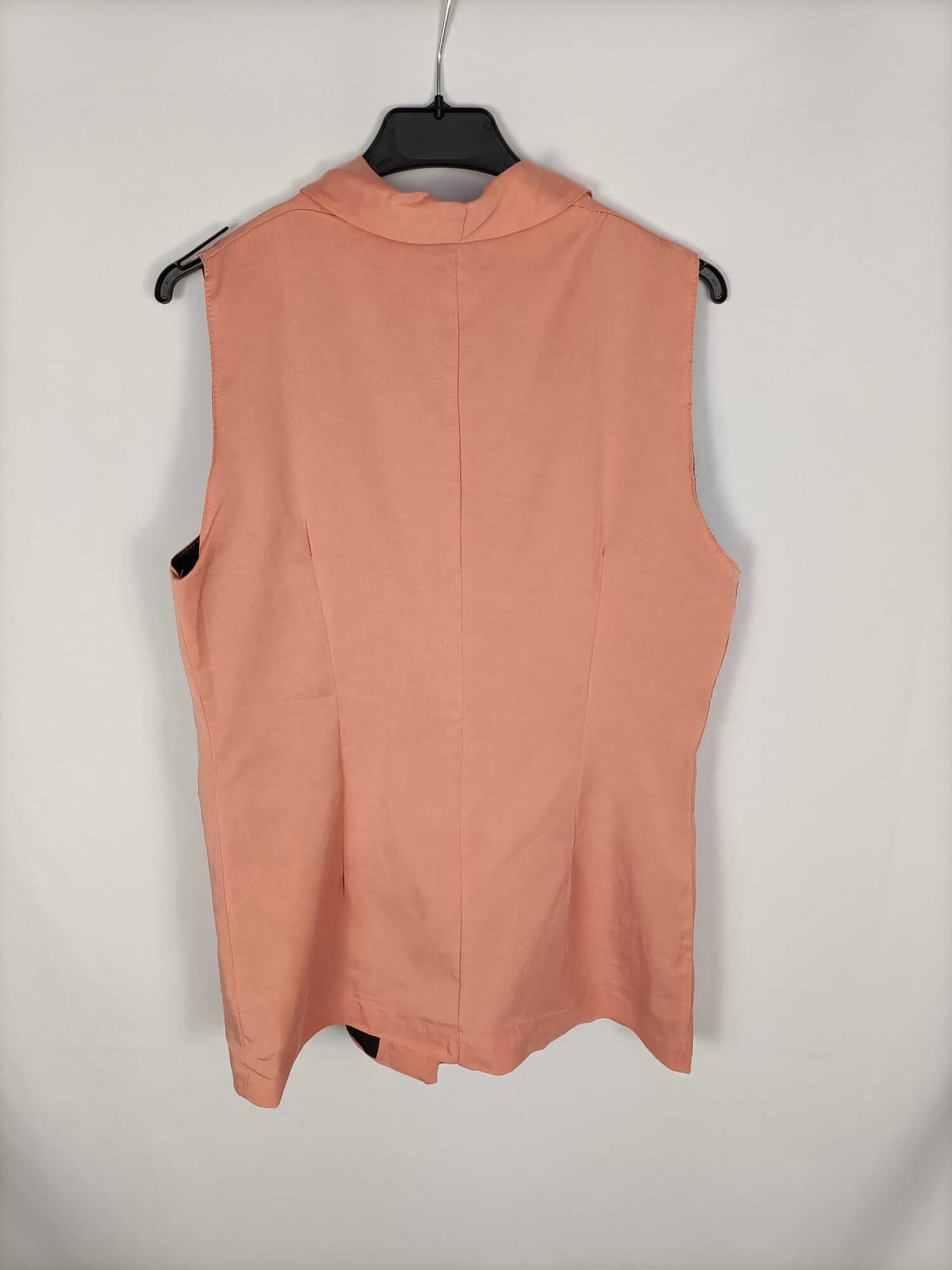 VALENTINA.Chaleco salmón T.L