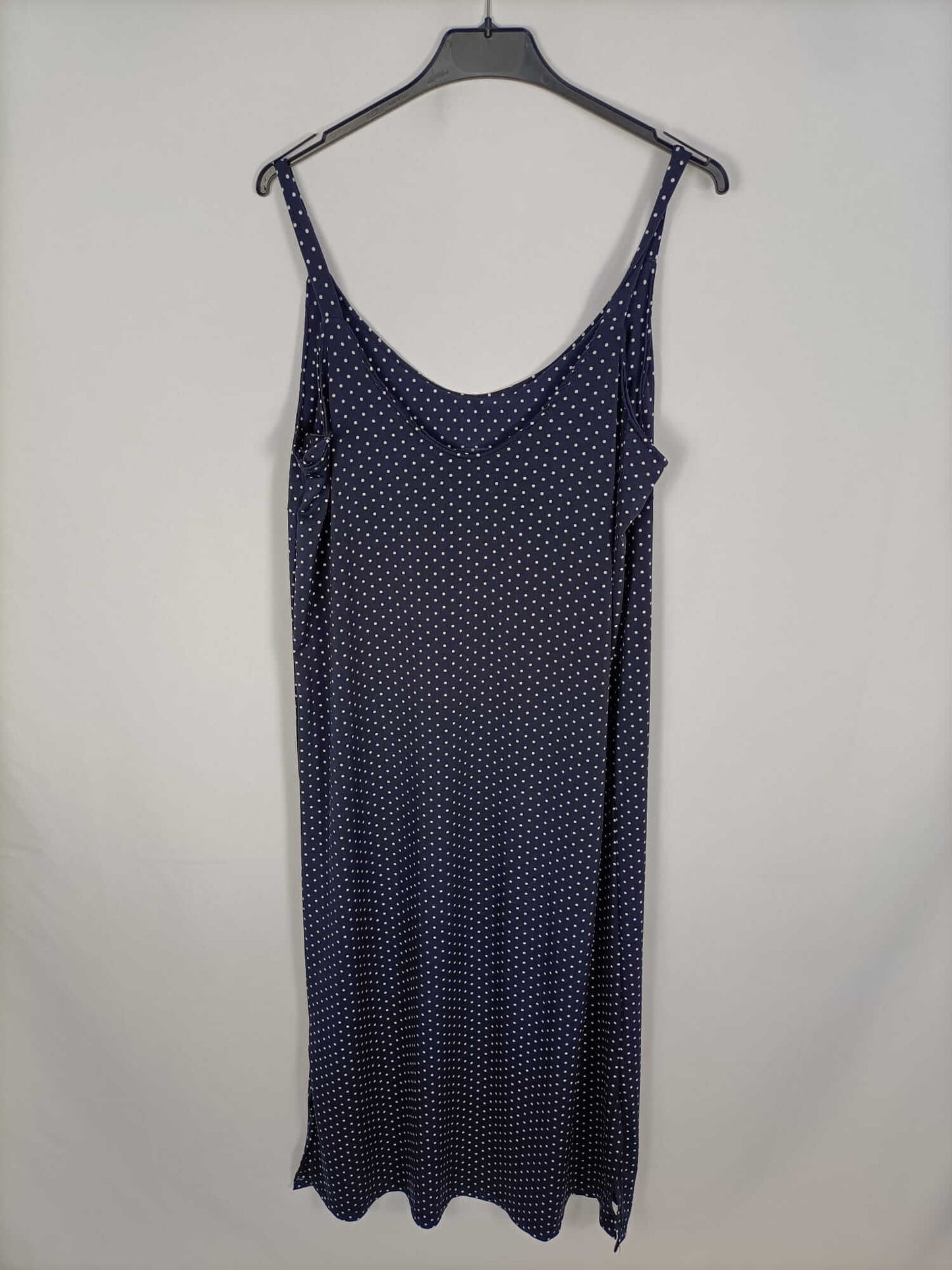 VALENTINA.Vestido azul lunares TU (M/L)