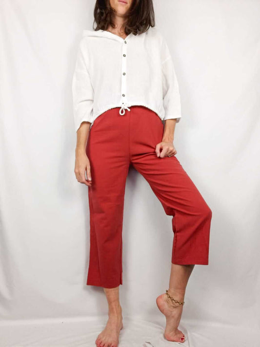 OTRAS.Top/chaqueta cortita lino TU