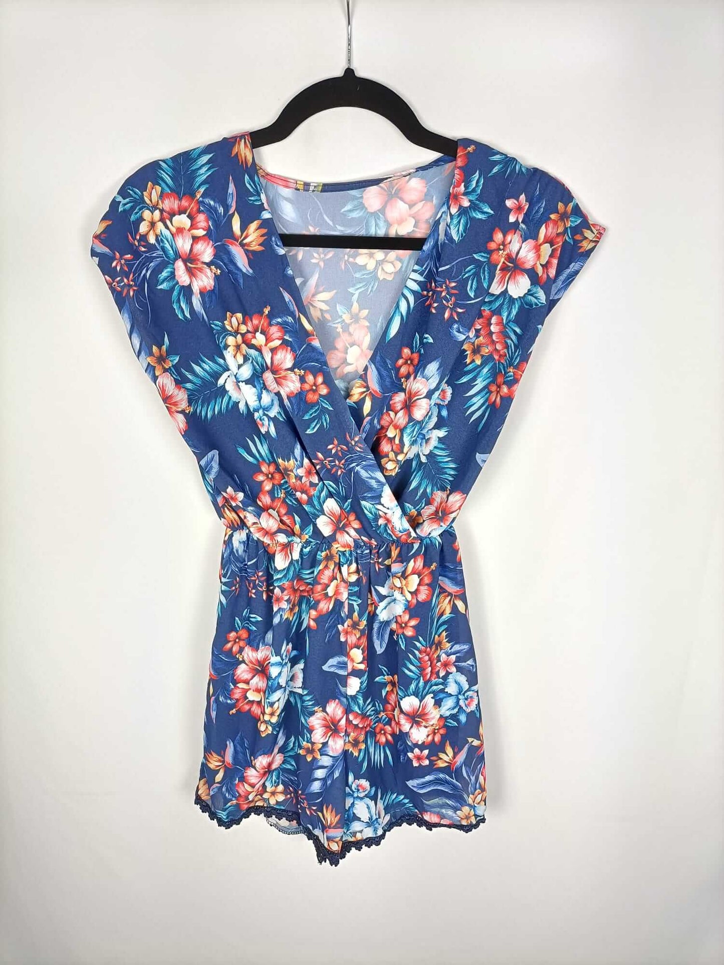 OTRAS.Mono azul flores T.s/m