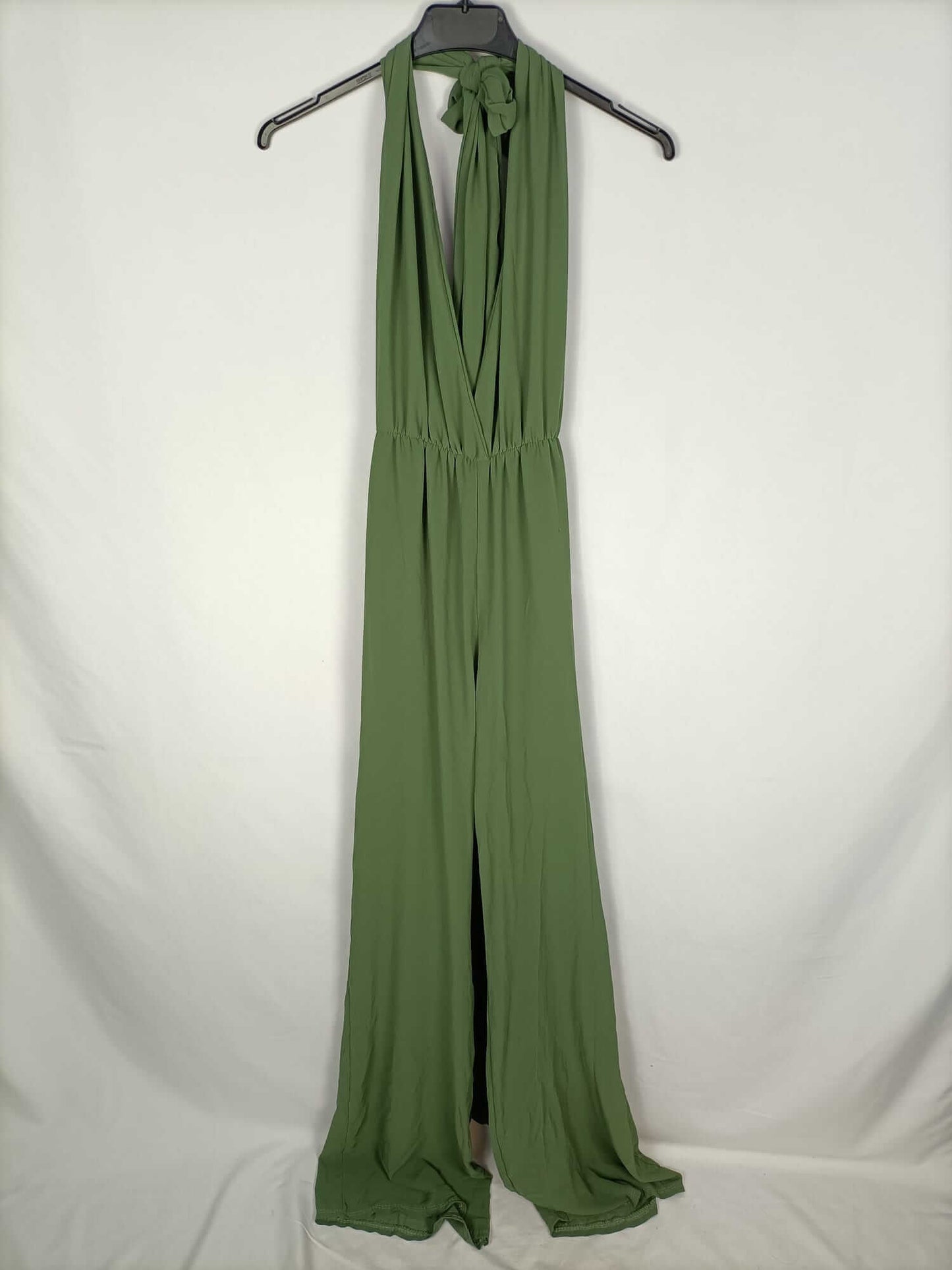 OTRAS.Mono verde escote amplio T.s/m