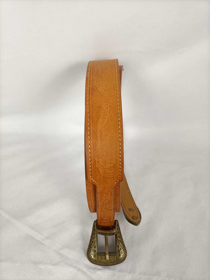 OTRAS.Cinturón cuero tigres