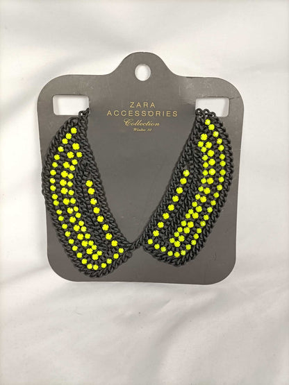 ZARA.Collar cadena piedras