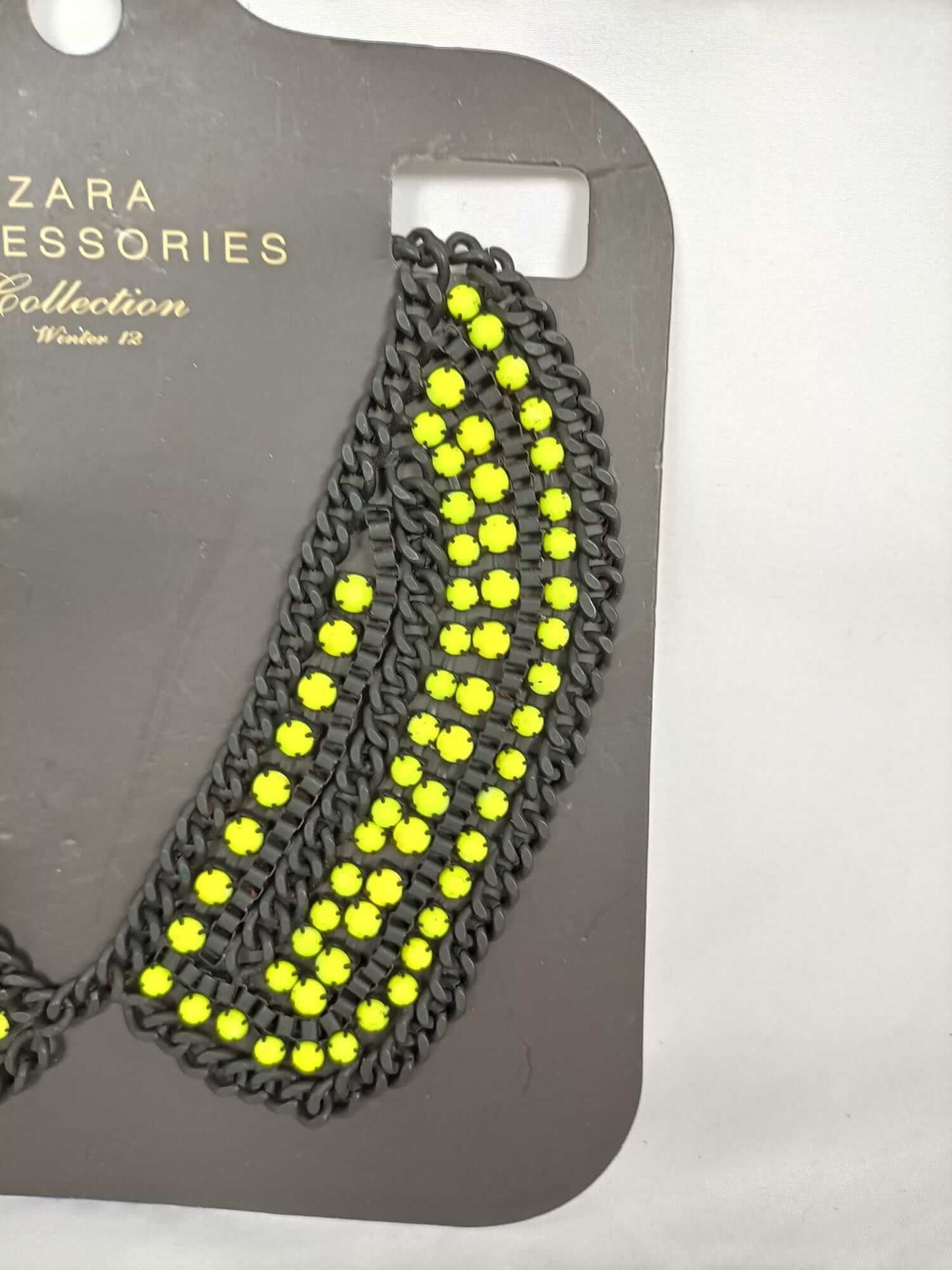 ZARA.Collar cadena piedras