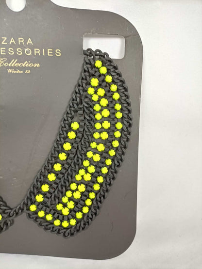 ZARA.Collar cadena piedras