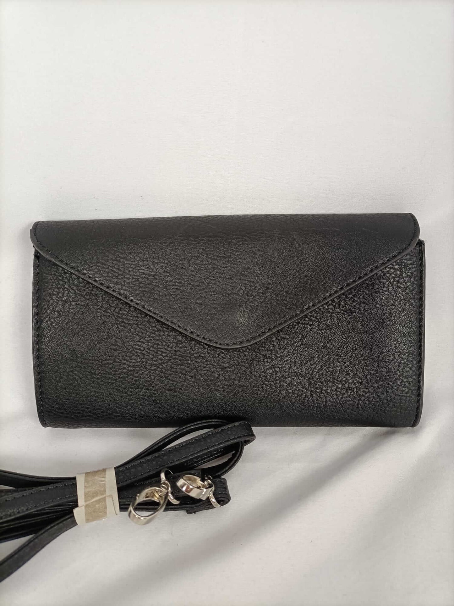 MISAKO. Black leatherette bag