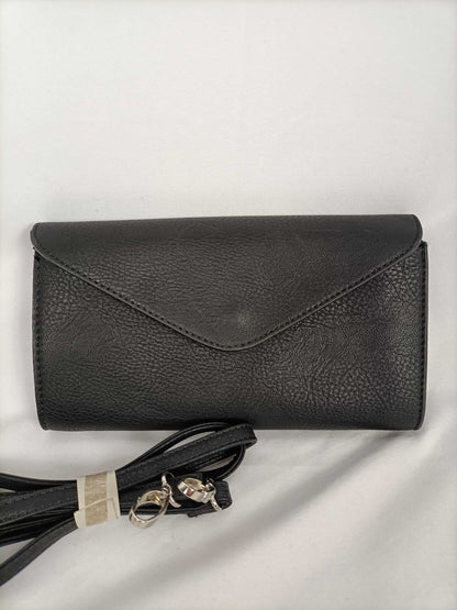 MISAKO. Black leatherette bag