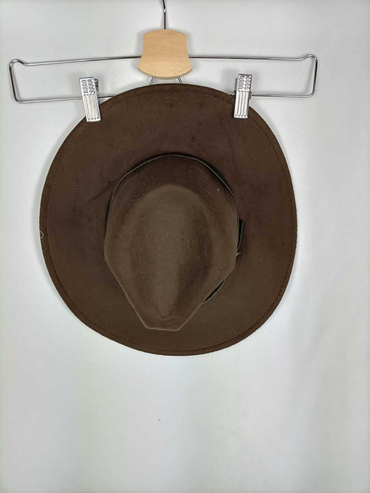 OTRAS.Sombrero paño marrón TU