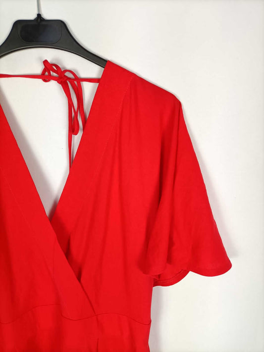 MANGO.Vestido rojo corto T.L