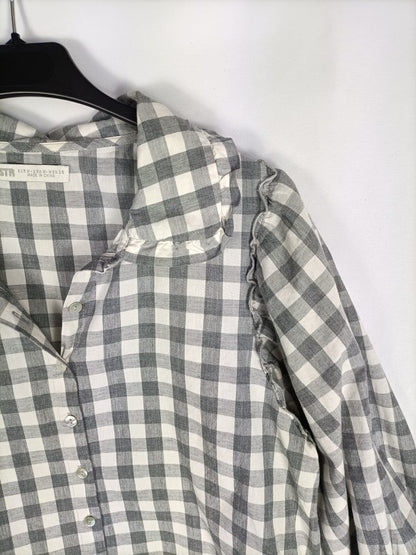 STRADIVARIUS.Gingham check shirt Tm