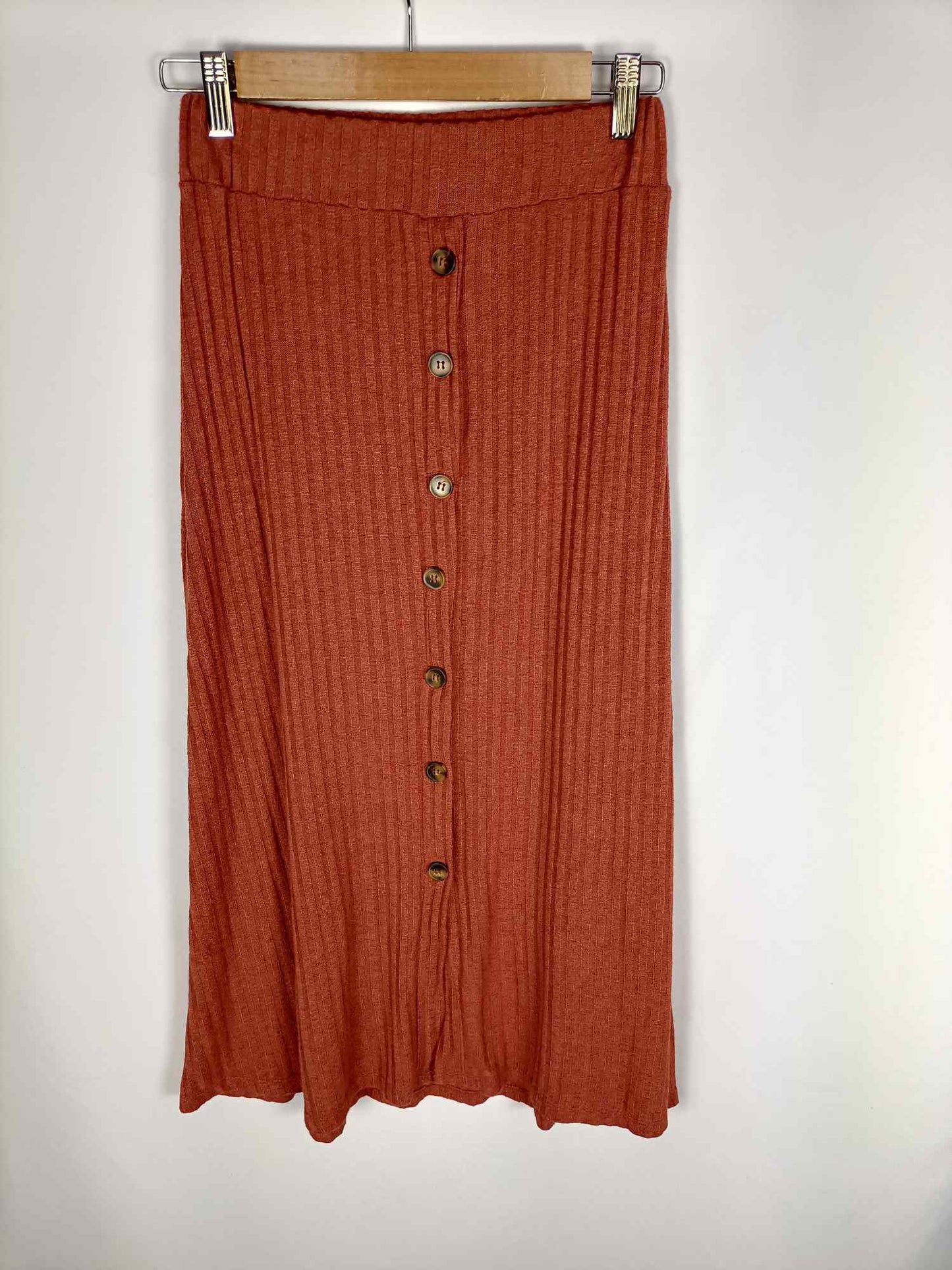 OTHERS.Ribbed tile midi skirt Ts/m